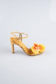 Chaussure de soirée Satin Jaune AB1151