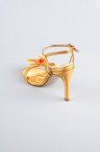 Chaussure de soirée Satin Jaune AB1151