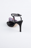 Chaussure de soirée Satin Noir AB1151