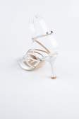 Chaussure de soirée Peau Argent AB1152