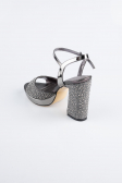 Chaussure de soirée Perlé Platine AB1154