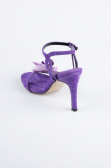 Chaussure de soirée Couleur daim Violet ABN1151