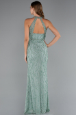 Robe de Soirée Longue Menthe ABU5213