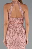 Robe de Soirée Longue Poudre ABU5213