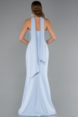 Robe de Soirée Longue Bleu clair ABU5216