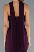 Robe de Soirée Longue Couleur Cerise ABU5216