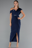 Robe de Cérémonie Midi Bleu Marine ABK2423