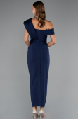 Robe de Cérémonie Midi Bleu Marine ABK2423