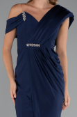 Robe de Cérémonie Midi Bleu Marine ABK2423