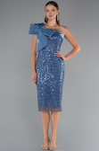 Tenue de Soirée Midi Perlé Indigo ABK2424