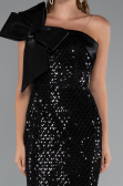Tenue de Soirée Midi Perlé Noir ABK2424