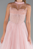 Robe de Fiançailles Design Personnalisé Longue Poudre ABU5220