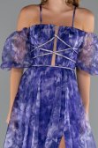 Robe de Soirée Longue Violet ABU5221