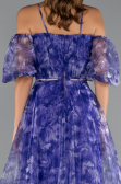 Robe de Soirée Longue Violet ABU5221