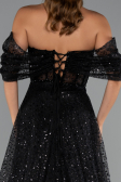 Robe de Soirée Longue Noir ABU5226