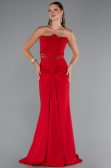 Robe de Soirée Longue Rouge ABU5227