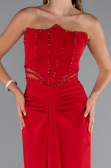 Robe de Soirée Longue Rouge ABU5227