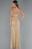 Robe de Soirée Longue Or ABU5213