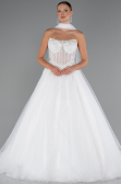 Robes de Mariage Longue Blanc ABG153