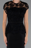 Tenue de Soirée Midi Dantelle Noir ABK2427
