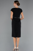 Robe de Cérémonie Midi Noir ABK2428