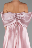 Robe de Soirée Longue Perlé Poudre ABU5234