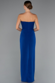 Tenue de Soirée Longue Bleu Saxe ABU5235