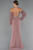 Robe de Soirée Longue Mousseline Pelure D'oignon ABU5241