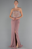 Robe de Soirée Longue Mousseline Pelure D'oignon ABU5241
