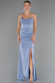 Robe de Soirée Longue Indigo ABU5245