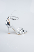 Chaussure de soirée Cuir Verni Argent ABR1156