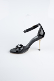 Chaussure de soirée Cuir Verni Noir ABR1157