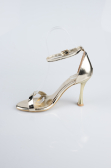 Chaussure de soirée Cuir Verni Or ABR1158