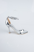 Chaussure de soirée Cuir Verni Argent ABR1158
