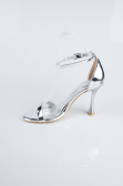 Chaussure de soirée Cuir Verni Argent ABR1158