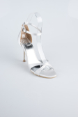 Chaussure de soirée Satin Argent ABS1155