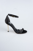 Chaussure de soirée Satin Noir ABS1157