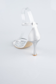 Chaussure de soirée Satin Argent ABS1158