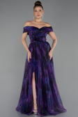 Robe de Soirée Longue Violet ABU5262