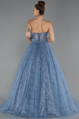 Robe de Soirée Longue Indigo ABU5265