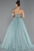 Robe de Soirée Longue Menthe ABU5265