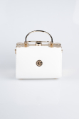 Sac de Soirée Luxe Cuir Blanc KC170