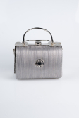 Sac de Soirée Coupe Au Laser Platine KC170