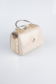 Sac de Soirée Cuir Verni Vison KC170
