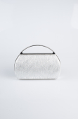 Sac de Soirée Luxe Coupe Au Laser Argent V351