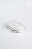 Sac de Soirée Luxe Coupe Au Laser Argent V351