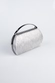 Sac de Soirée Luxe Coupe Au Laser Platine V351