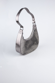 Sac de Soirée Luxe Pierreux Platine V909