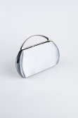 Sac de Soirée Luxe Satin Platine V351