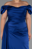 Robe De Soirée Grande Taille Satin Longue Parlement ABU1626